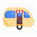 Mobile Home Camper Van Caravan Icon
