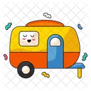 Trailer Van Holiday Icon