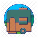 Campervan Transport Vehicle 아이콘