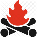 Campfire Flame Fire Icon