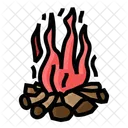 Campfire Bonfire Fire Pit Icon