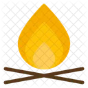 Campfire Bonfire Fire Icon