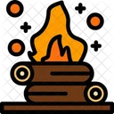 Campfire Campfire Stories Outdoor Cooking Icon