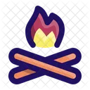 Fire Wood Camp Icon