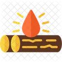 Burn Campfire Heat Icon