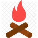 Campfire Burn Heat Icon