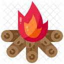 Campfire Wood Fire Icon
