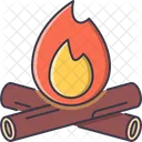 Campfire Firewood Fire Icon