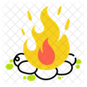 Campsite Bonfire Campfire Camp Firepit Icon