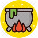 Campfire Camping Cooking Icon