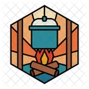 Campfire Cooking Bonfire Cooking Icon