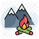 Baking Campfire Cooking Icon