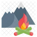 Baking Campfire Cooking Icon