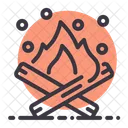 Campfire Bonfire Fire Icon