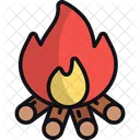 Campfire Bonfire Flame Icon