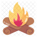 Bonfire Campfire Flame Icon