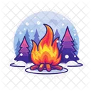 Campfire Fire Camping Icon