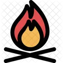 Campfire Forest Wildlife Icon