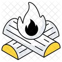 Campfire Fireplace Hearth Icon