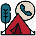 Campground Tent Contact Icon