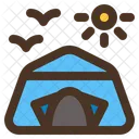 Camping Tent Wild Icon
