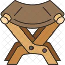 Camping Stool Portable Icon
