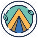 Camping Tent Scout Icon