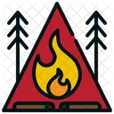 Camping Campfire Campground Icon
