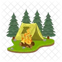 Camping Travel Outdoor Icon