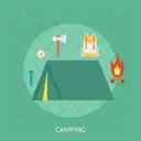 Camping Holiday Recreation Icon