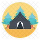 Camping Camp Woods Icon