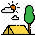 Camping Forest Hobbies Icon