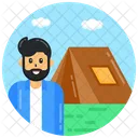 Campsite Camping Tent Icon