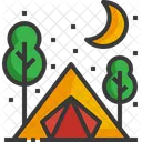 Camping Tent Outdoor Icon