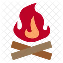 Camping Campfire Firewood Icon