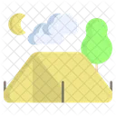 Camping Nature Forest Icon