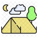 Camping Nature Forest Icon