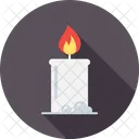 Camping Candle Christmas Icon