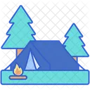 Camping Outdoor Adventure Icon