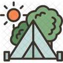 Camping Summer Kid Icon
