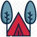 Camping Tent Campground Icon