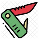 Camping Knife Tool Icon