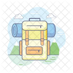 Camping Backpack  Icon