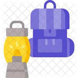 Camping Bag  Icon