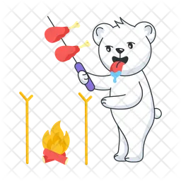 Camping BBQ  Icon