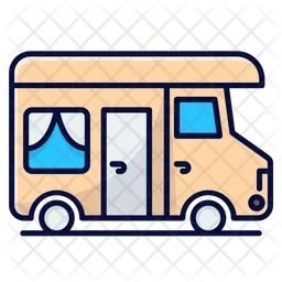 Camping Bus  Icon