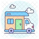 Camping Bus  Icon