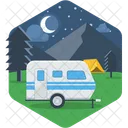 Camping bus  Icône
