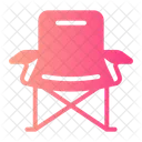 Camping Chair Seat Folding Icon