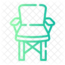 Camping Chair Seat Folding Chair Icon